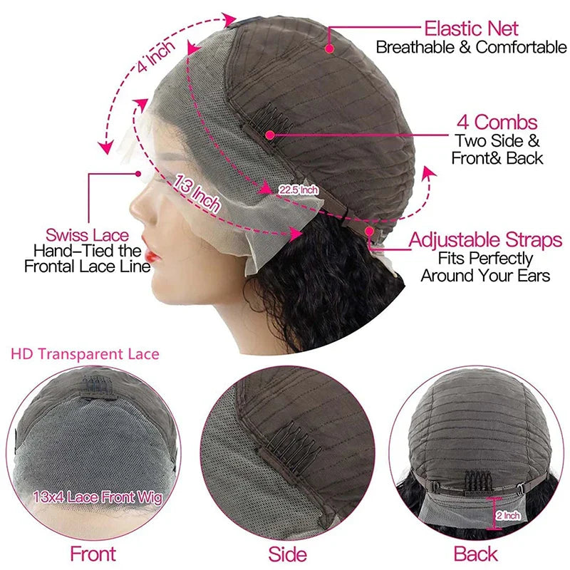 Body Wave Short Bob Part Lace Wig