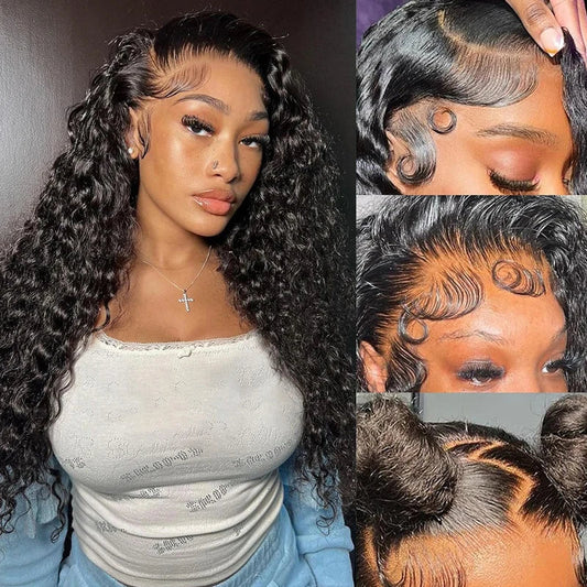 Water Wave Lace Front Wigs