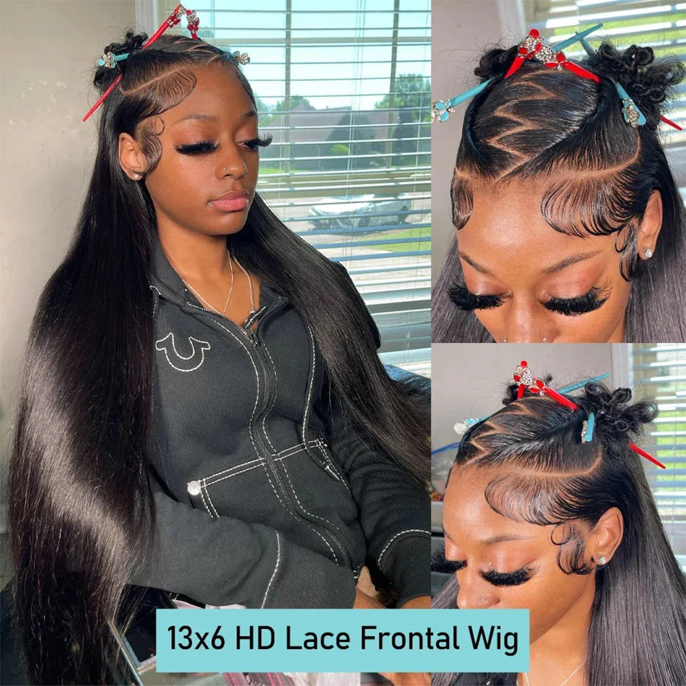 200 Density Silky Straight Silk Base Lace Wigs